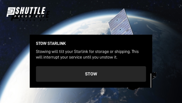 Preparing to Stow Your Starlink