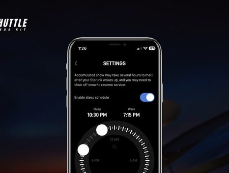 Starlink Sleep Schedule Feature